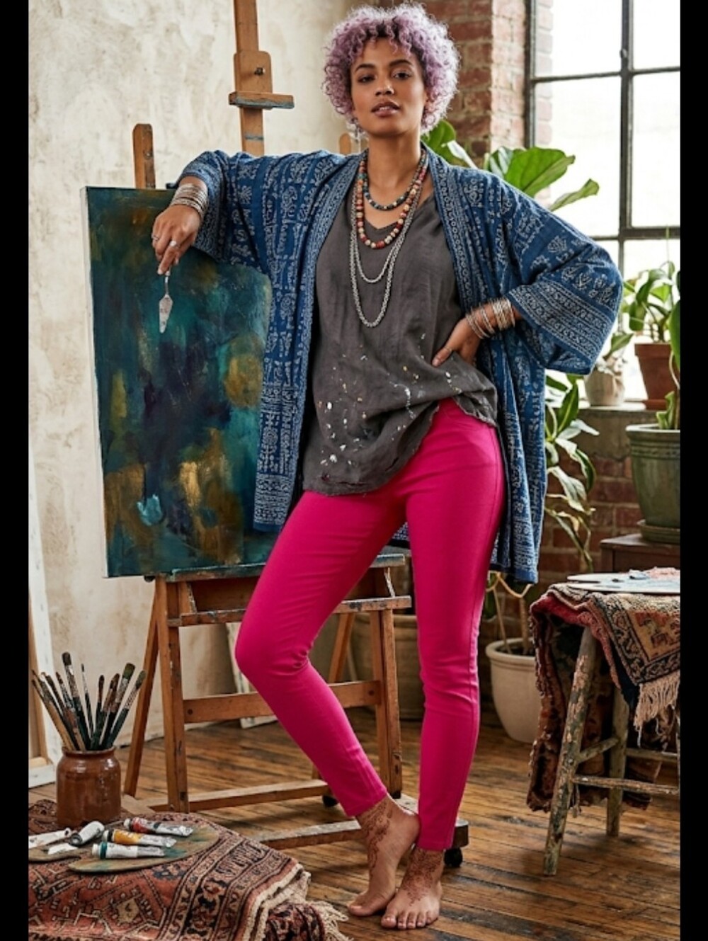 Betsey Johnson Hot pink pants leggings S-M Betseys Boutique